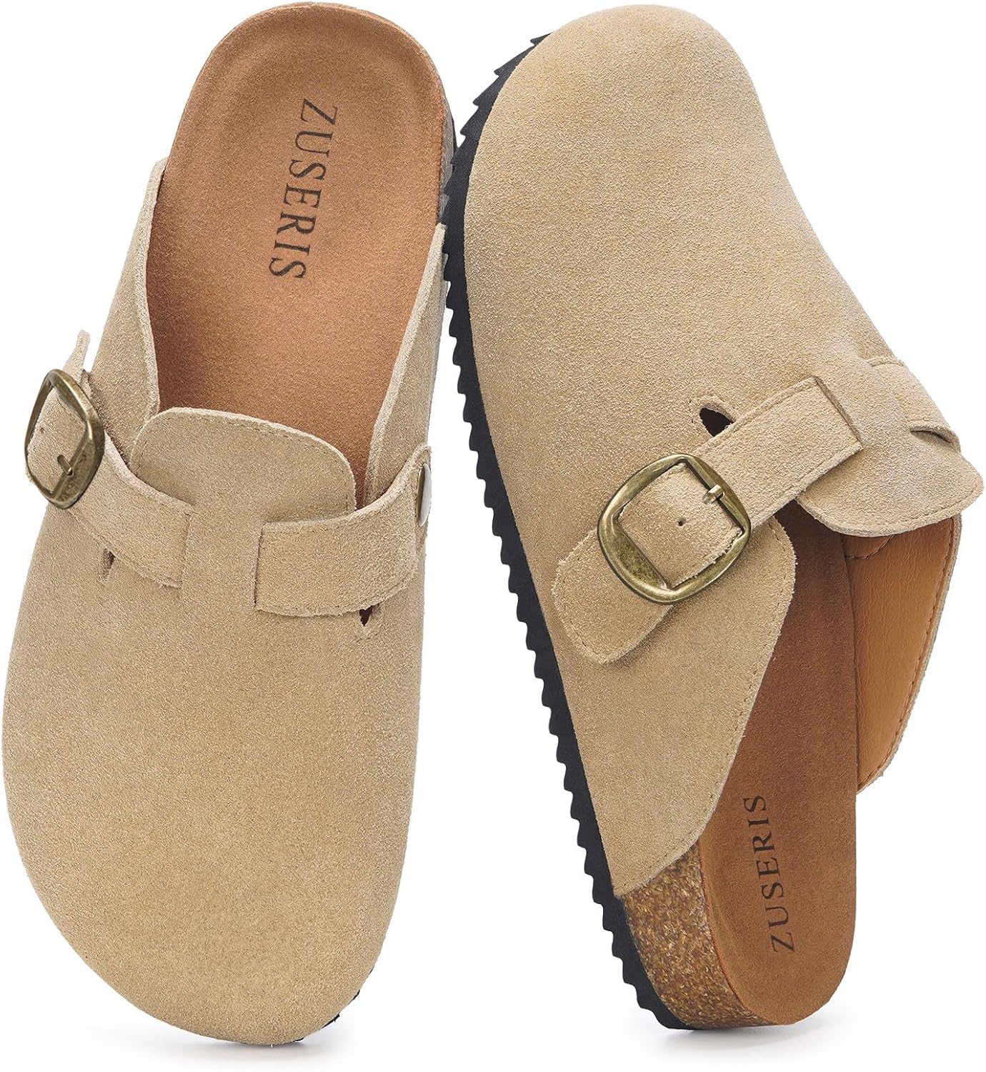 Comfortable Suede Clogs for Men and Women with Arch Support