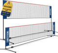 Boulder Portable Badminton Pickleball Net - Foldable, Adjustable Up