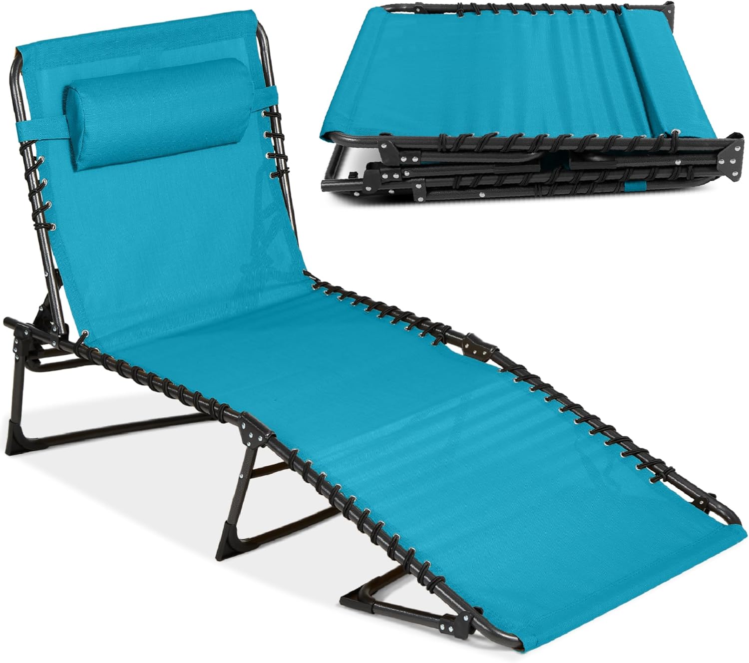Best Choice Products Portable Outdoor Folding Recliner Lounge Chair