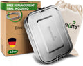 Blockhutte Stainless Steel Lunch Box for Adults - 40oz Bento