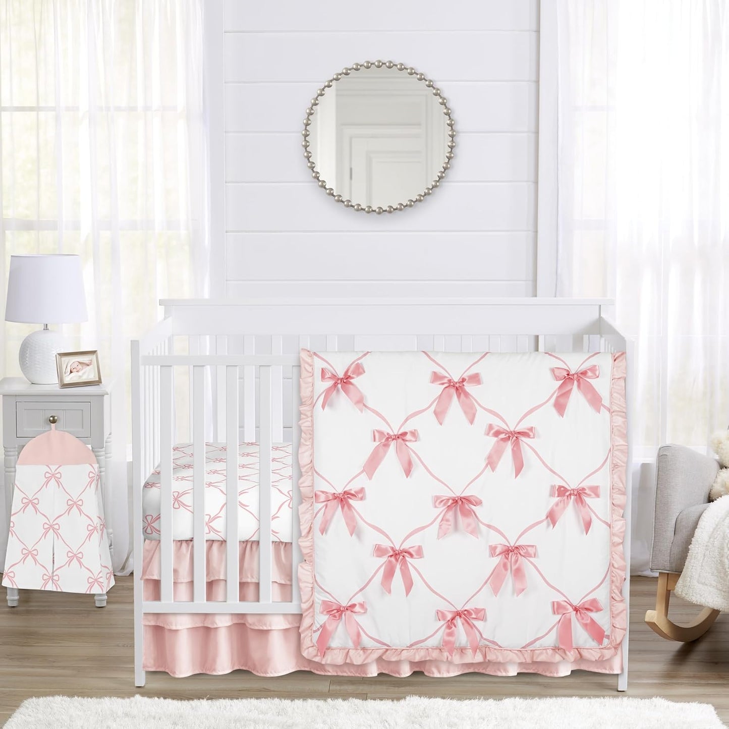 Sweet Jojo Designs 4-Piece Baby Crib Bedding Set for Girls