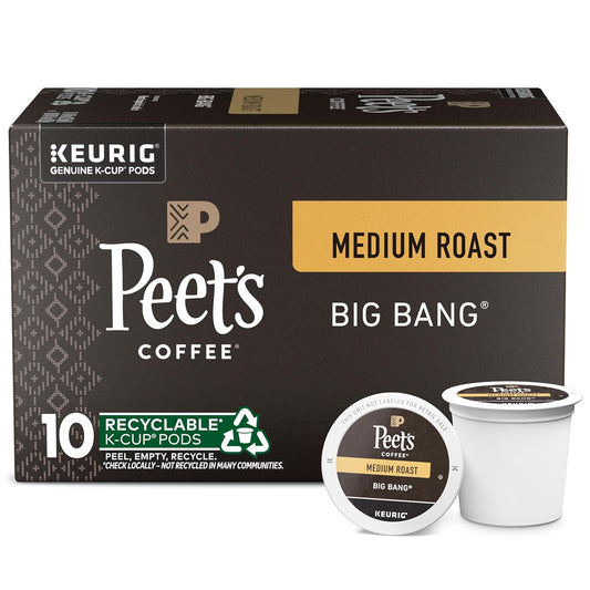 Peet's Big Bang 10ct K-Cup Pods - Medium Roast - 35 characters