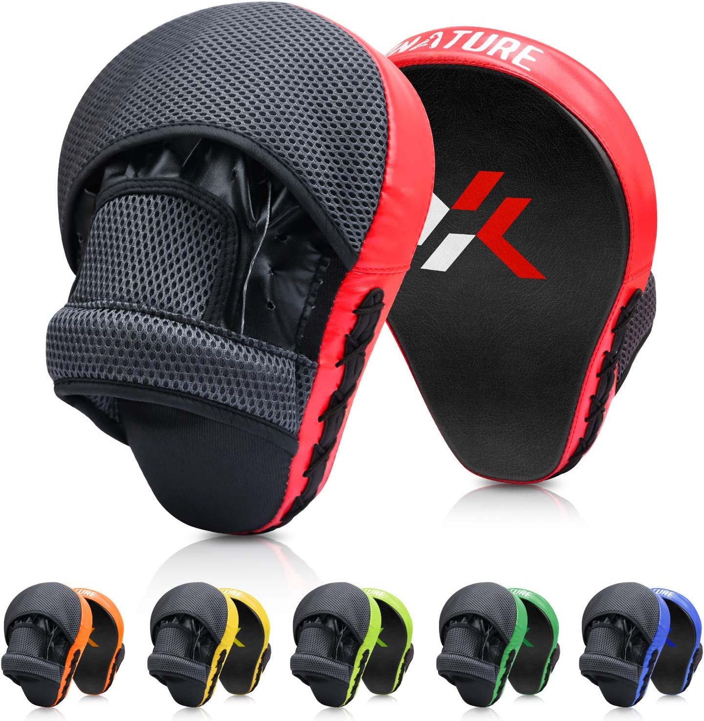 Muay Thai Training Mitts Set by Xnature