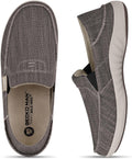 Mens Slip On Shoes with Arch Support - Comfortable Orthopedic Loafers