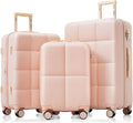 3-Piece ABS Hardshell Luggage Set 28/24/20 in - Lightweight Travel