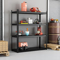 Heavy Duty 4-Tier Adjustable Metal Garage Shelving Unit for Storage