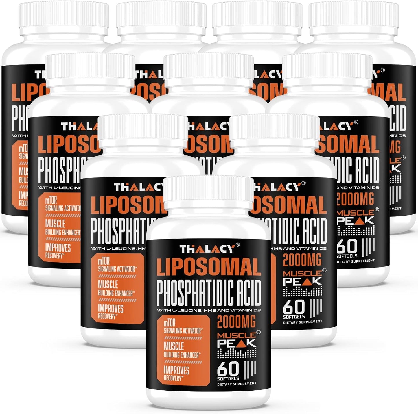 2000mg Liposomal Phosphatidic Acid Muscle Builder by Thalacy