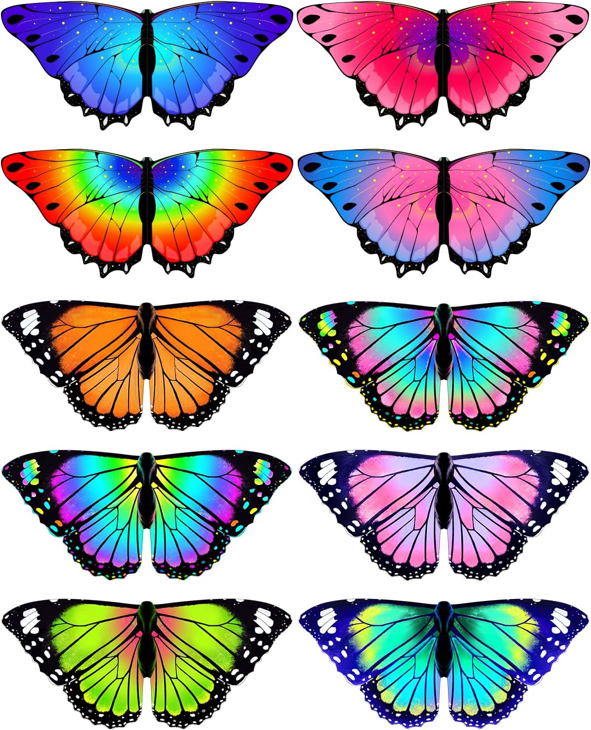 Toddler Kids Butterfly Wings for Girls - Perfect Fairy Costume