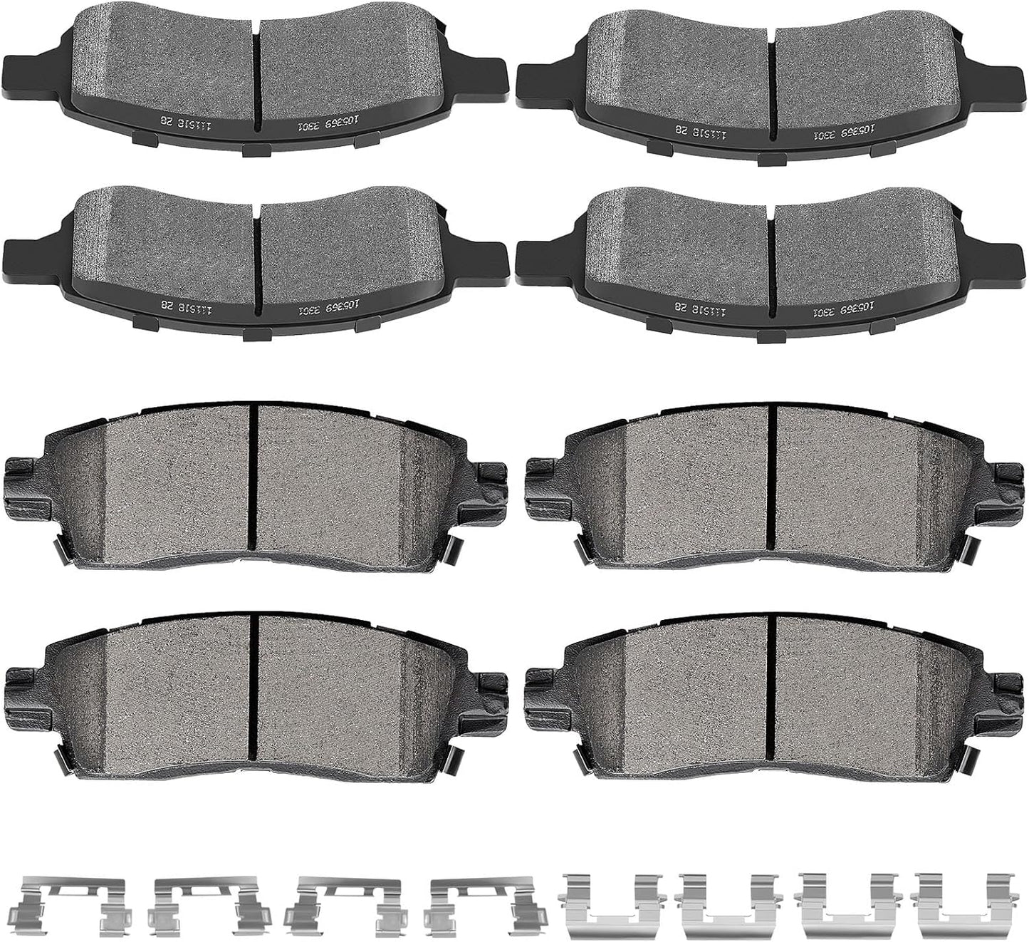 Ceramic Brake Pads Kits for Buick, Chevy, GMC, and Isuzu Vehicles