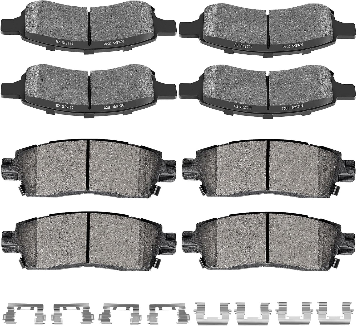 Ceramic Brake Pads Kits for Buick, Chevy, GMC, and Isuzu Vehicles