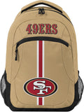 FOCO San Francisco 49ers NFL Alternate Color Action Backpack