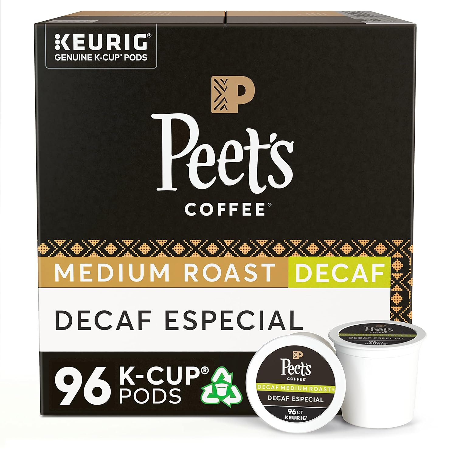 Peet's Decaf Especial K-Cup Pods - Rich Medium Roast