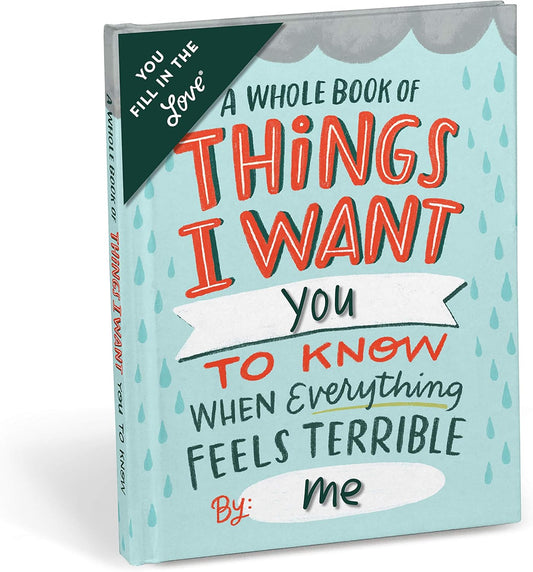 Feel Good Fill-In-The-Blank Journal by Em & Friends