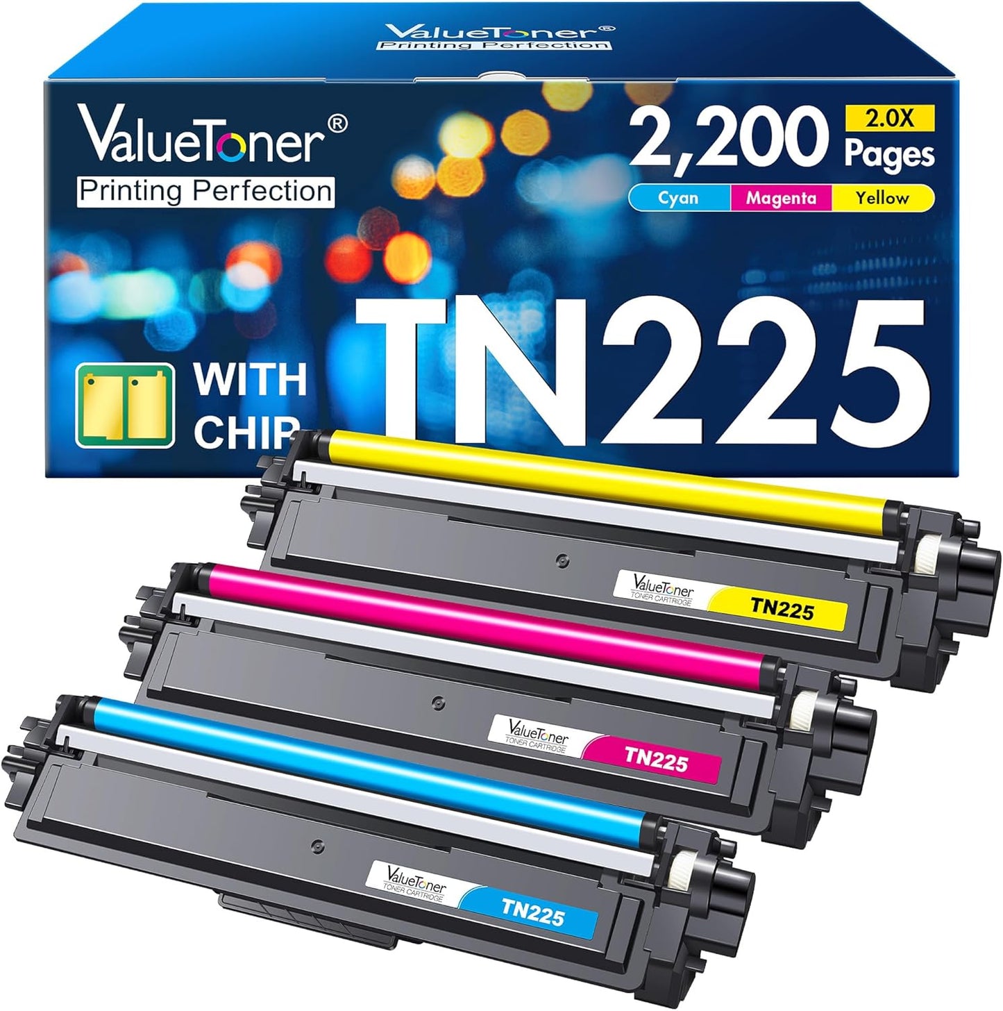 Valuetoner Compatible Toner Cartridge Replacement for Brother TN225