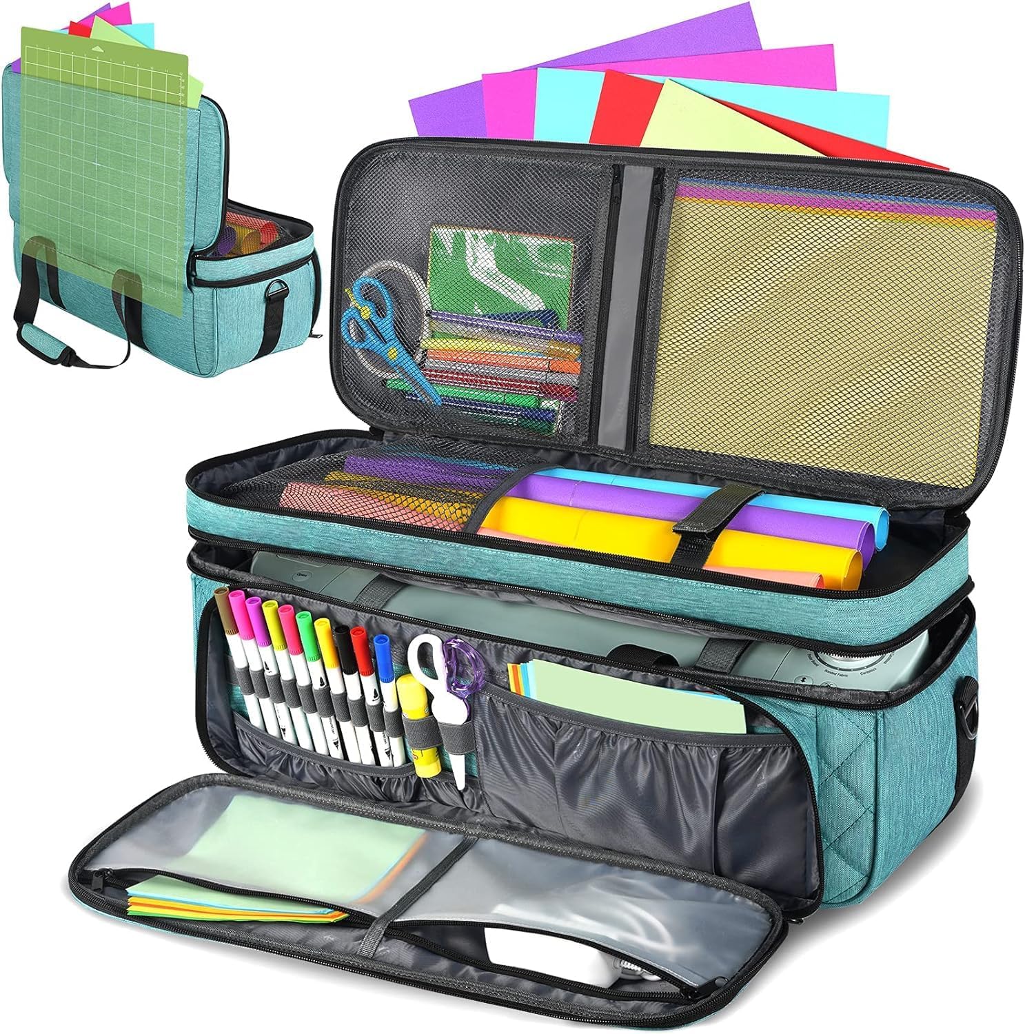 YOREPEK Carrying Case for Cricut Maker & Explore Machines