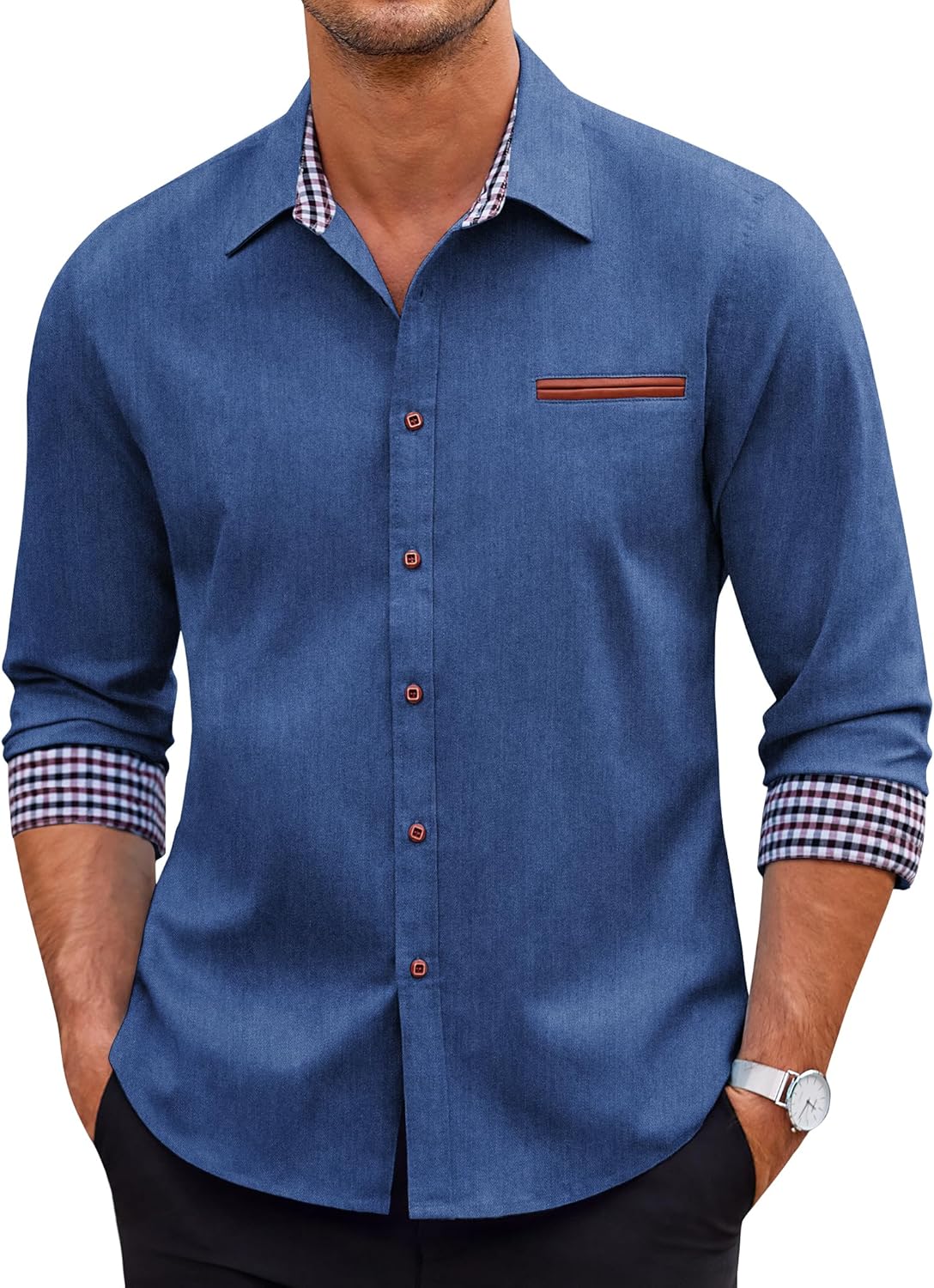 COOFANDY Men's Casual Dress Shirt for Stylish Everyday Wear