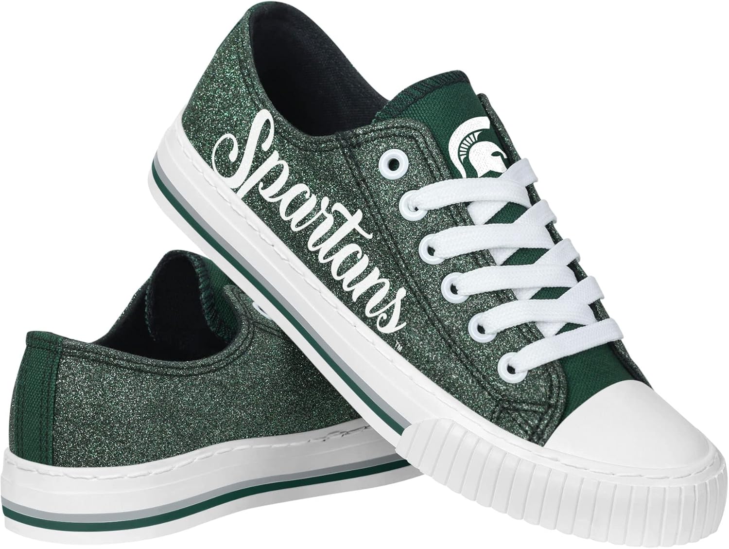 FOCO Women's NCAA College Team Logo Fashion Low Top Sneakers