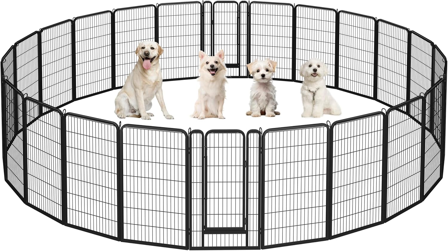 Yaheetech 24 Panels Dog Playpen for Indoor and Outdoor Use
