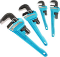 DURATECH 4-Piece Heavy Duty Pipe Wrench Set - Durable, Precise Grip