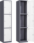 SISESOL Metal Locker for Employees 71in - Heavy Duty Storage Cabinet