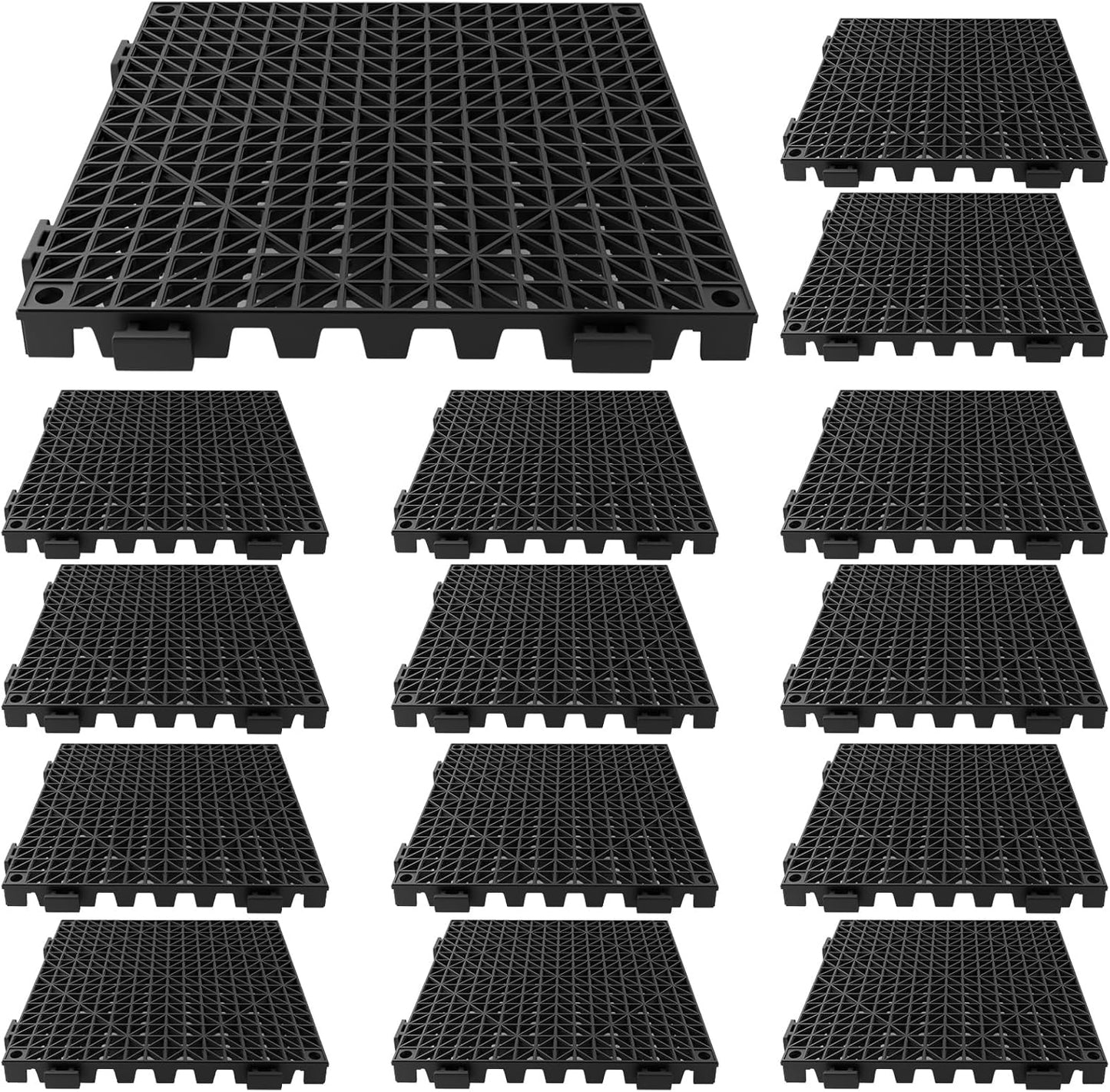 Tioncy 14 Pcs Bar Countertop Mats for Non Slip Spills Protection
