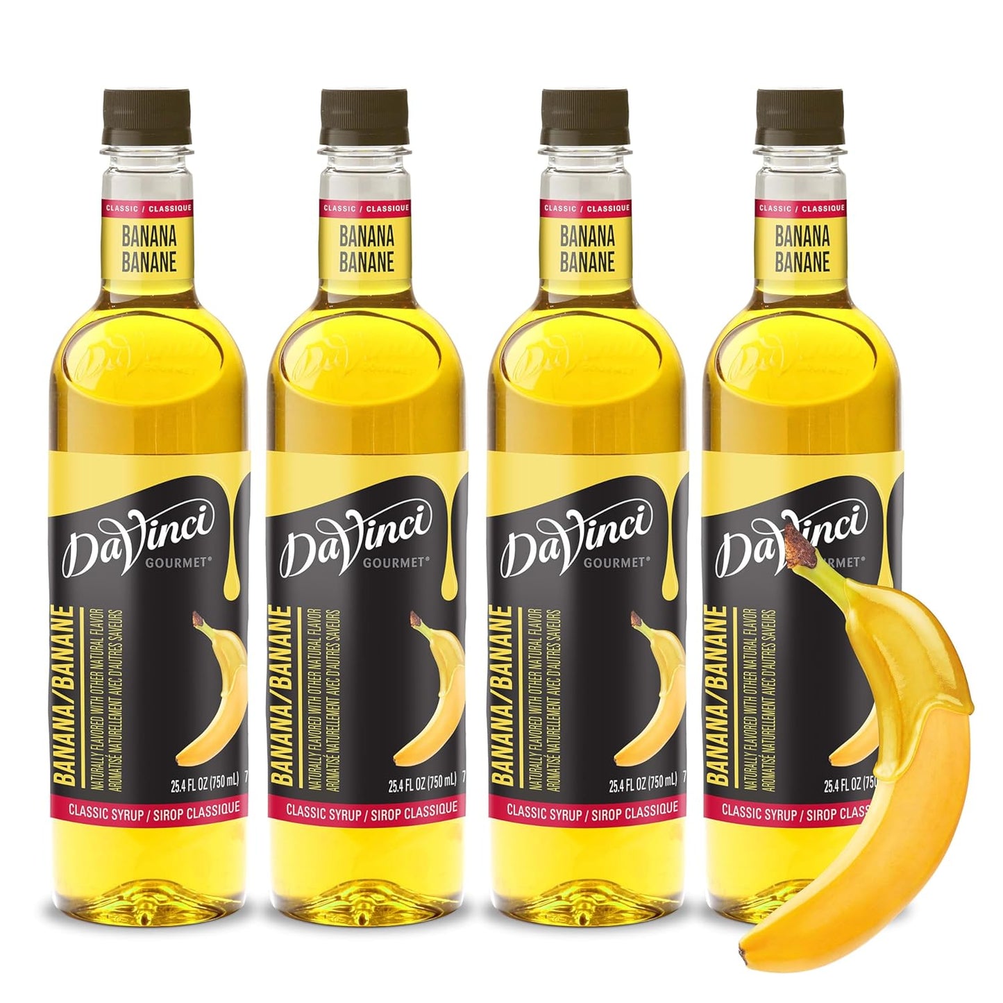 DaVinci Gourmet Classic Banana Syrup for Delicious Beverages