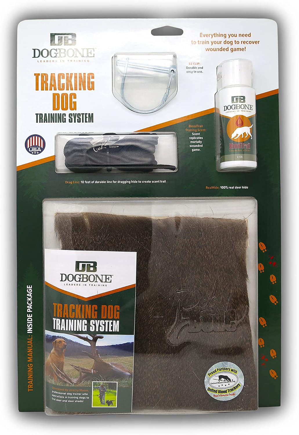 DogBone Tracking Dog Training System for Wounded Deer Tracking