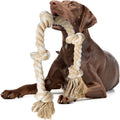 Dog Rope Toy for Large Aggressive Chewers - Tough 3 ft 5 Knots