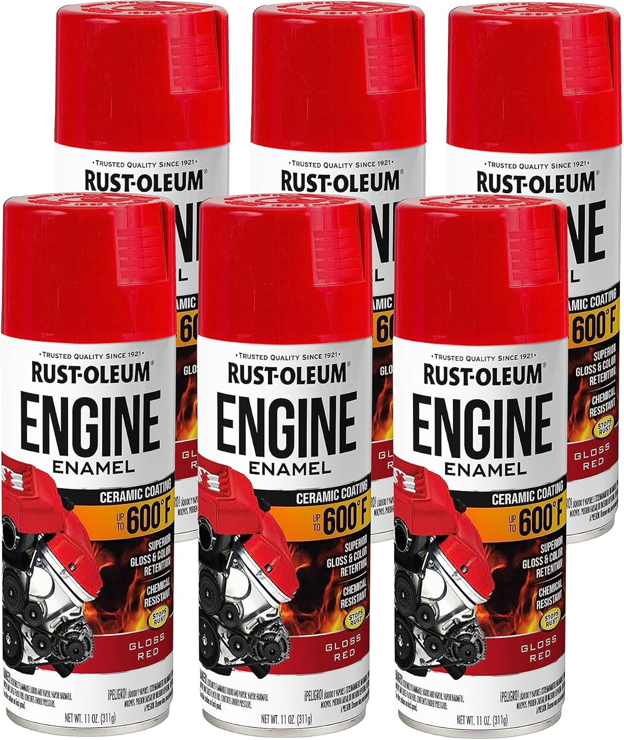 Rust-Oleum Engine Enamel Spray Paint for Automotive Parts