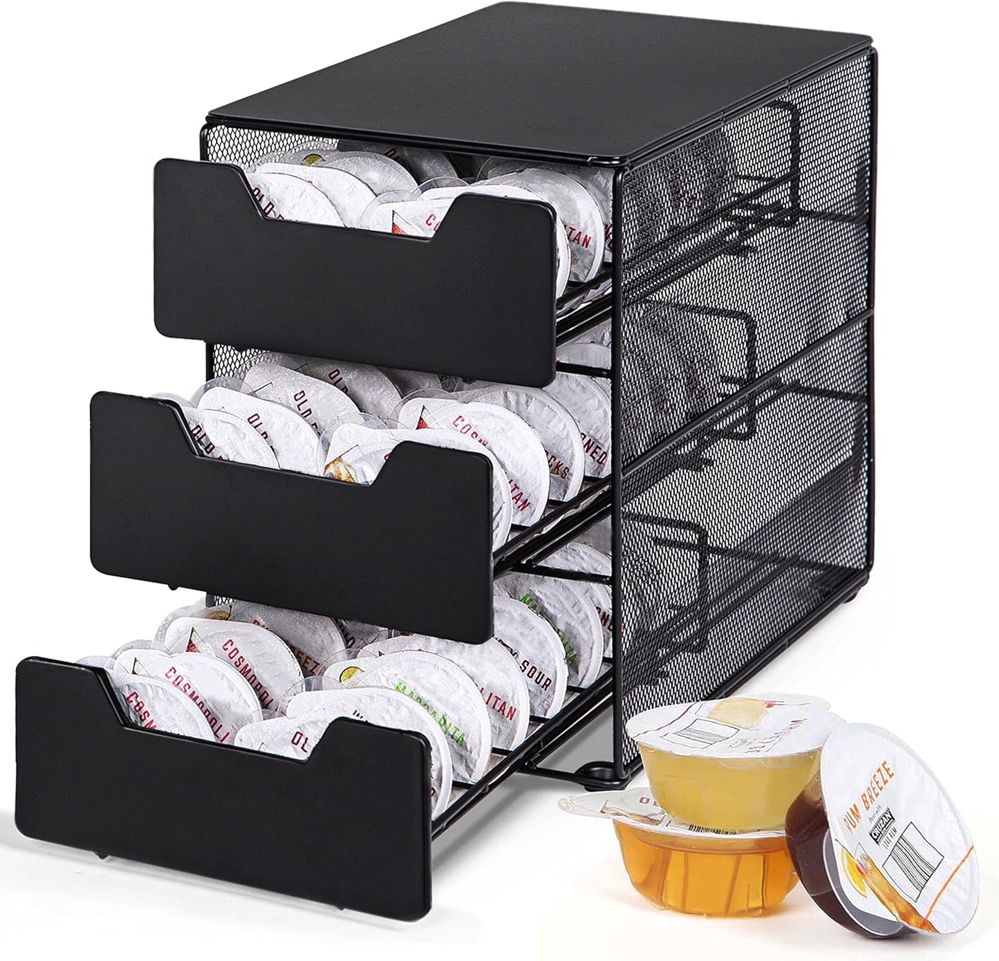 Bartesian Capsule Drawer - Holds 48 Pods - Sturdy Holder