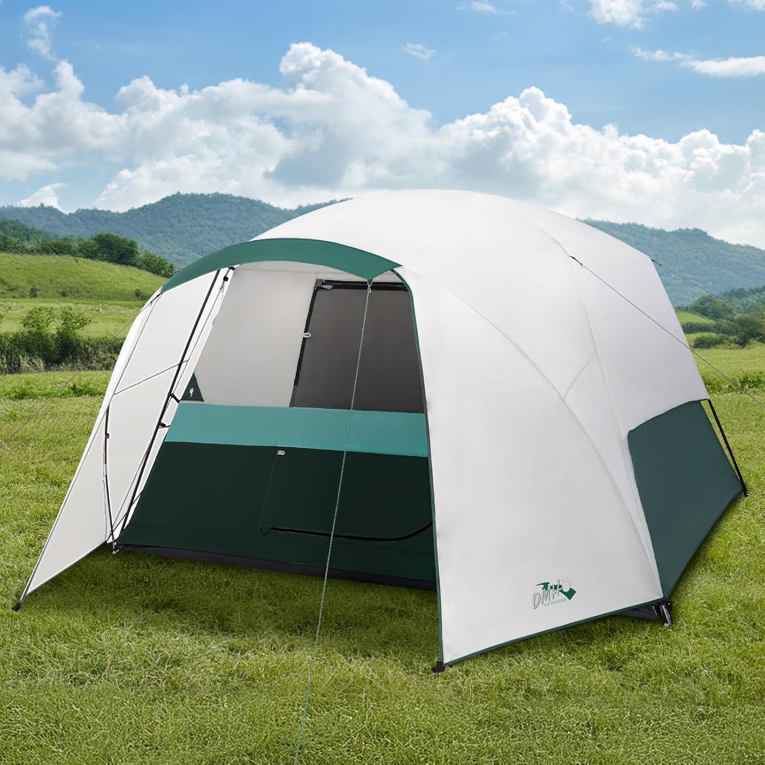 DMH OUTDOORS Family Camping Tent - Spacious & Weatherproof