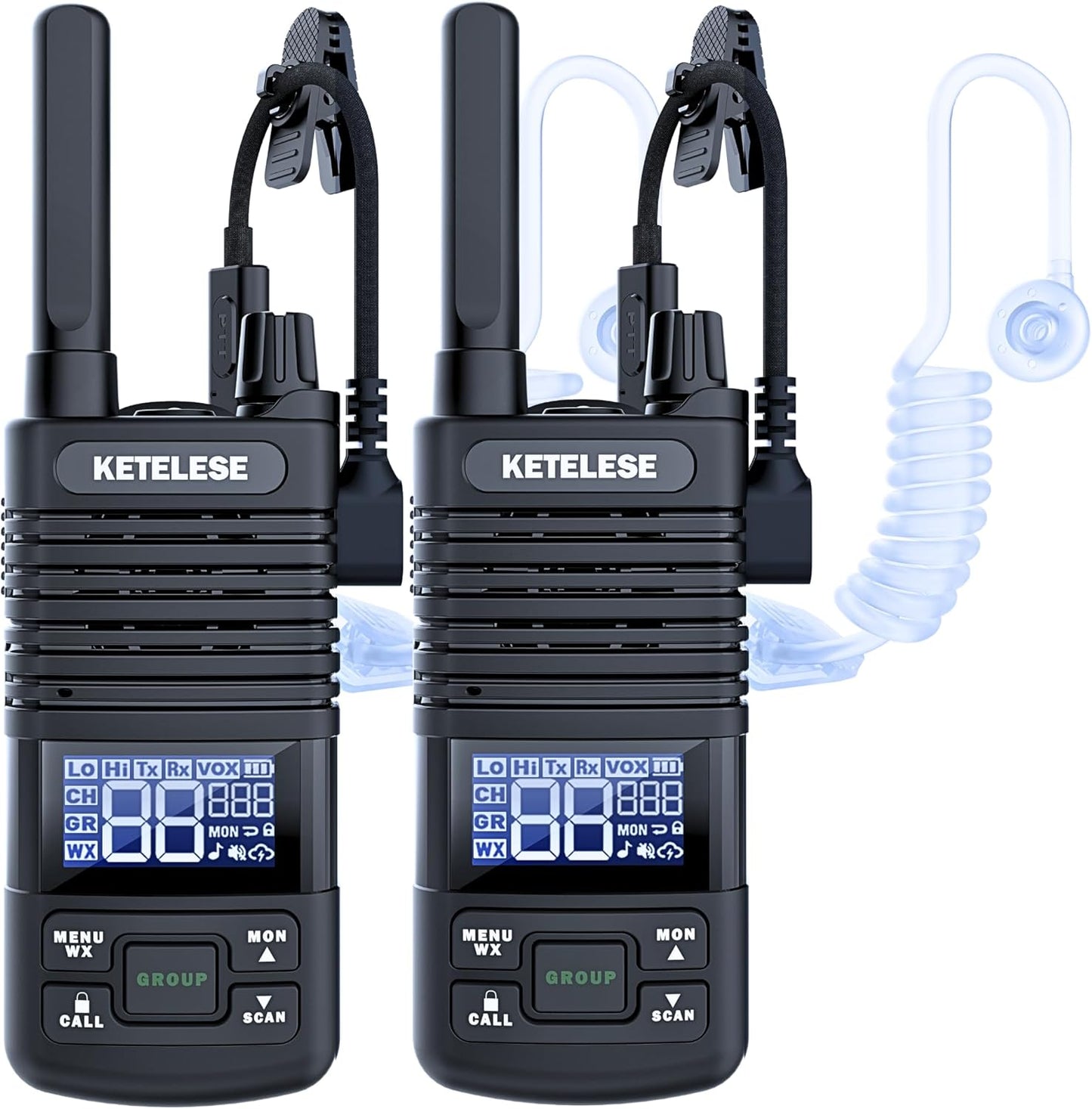 KETELESE T1 FRS Walkie Talkie Set for Clear Communication