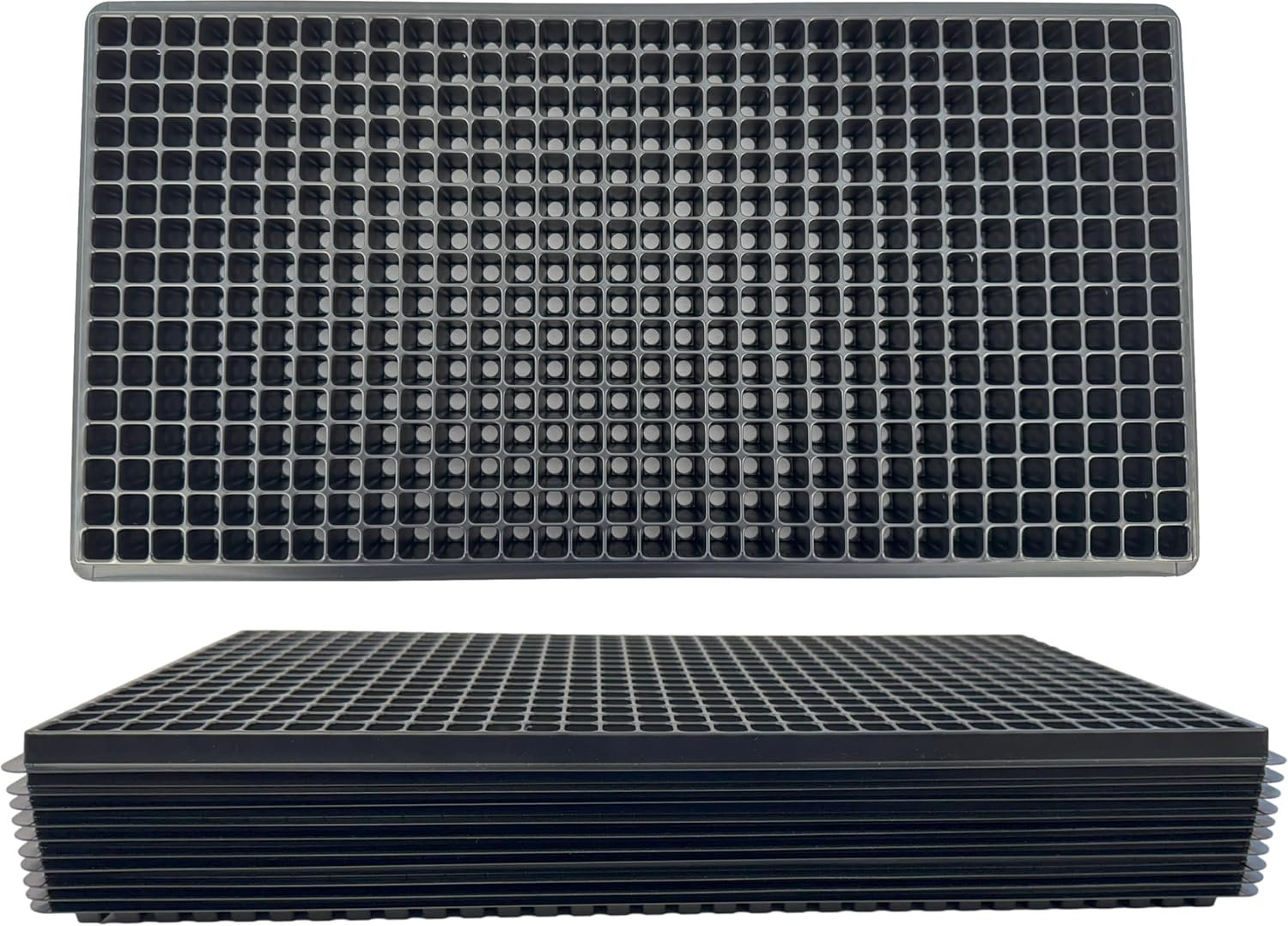 512 Cell Seedling Plastic Nursery Trays for Optimal Germination