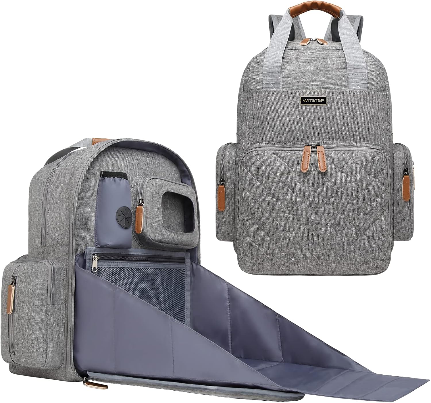 Diaper Bag Backpack with Changing Station for Moms and Dads