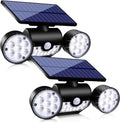 Outdoor Solar Lights 30 LED Motion Sensor Flood Lights - Dual Head 2