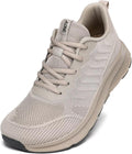 Mens Wide Toe Box Walking Shoes - Lightweight Breathable Sneakers