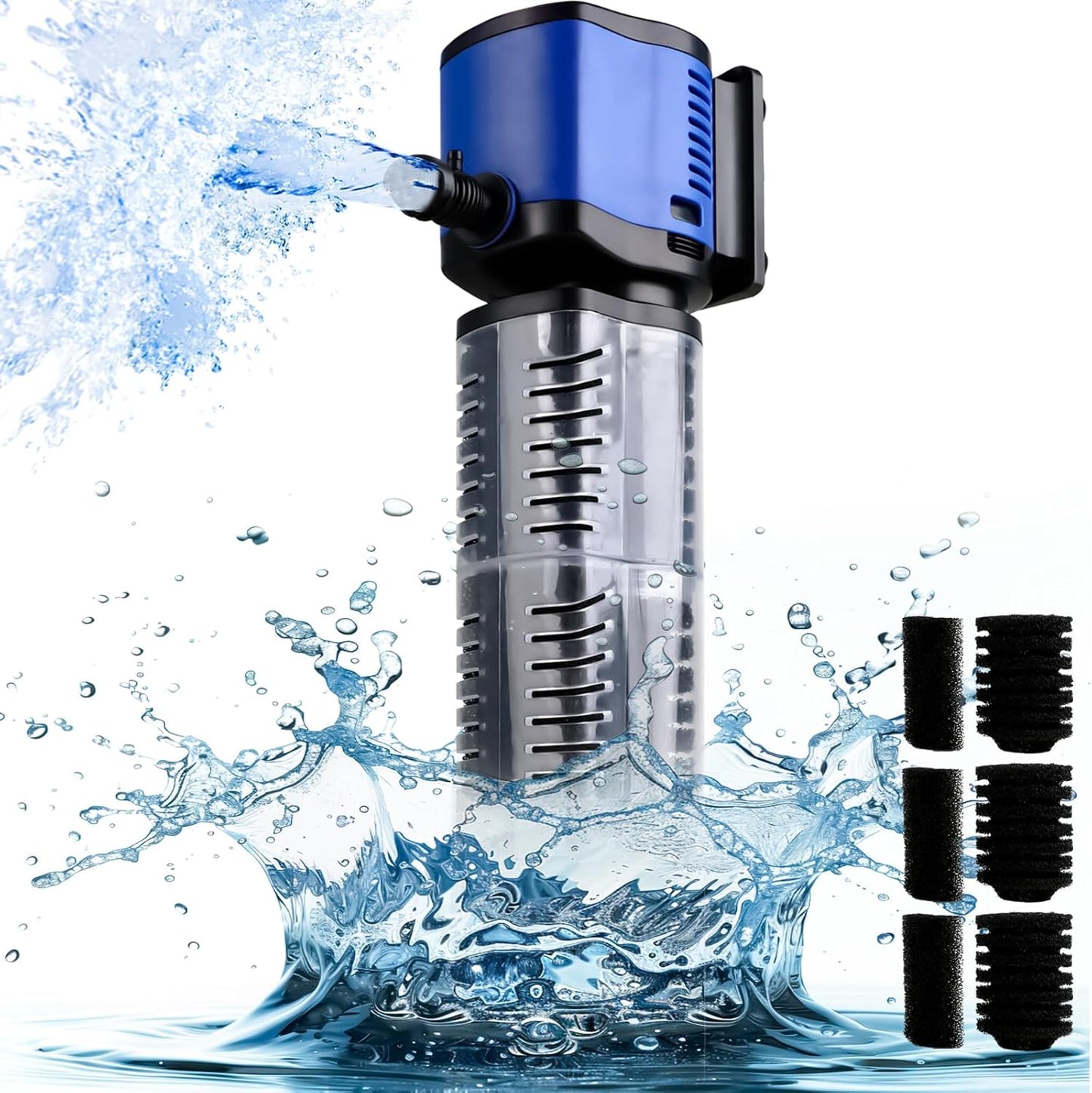 Powerful 660GPH Aquarium Filter for 100-300 Gallons Tanks
