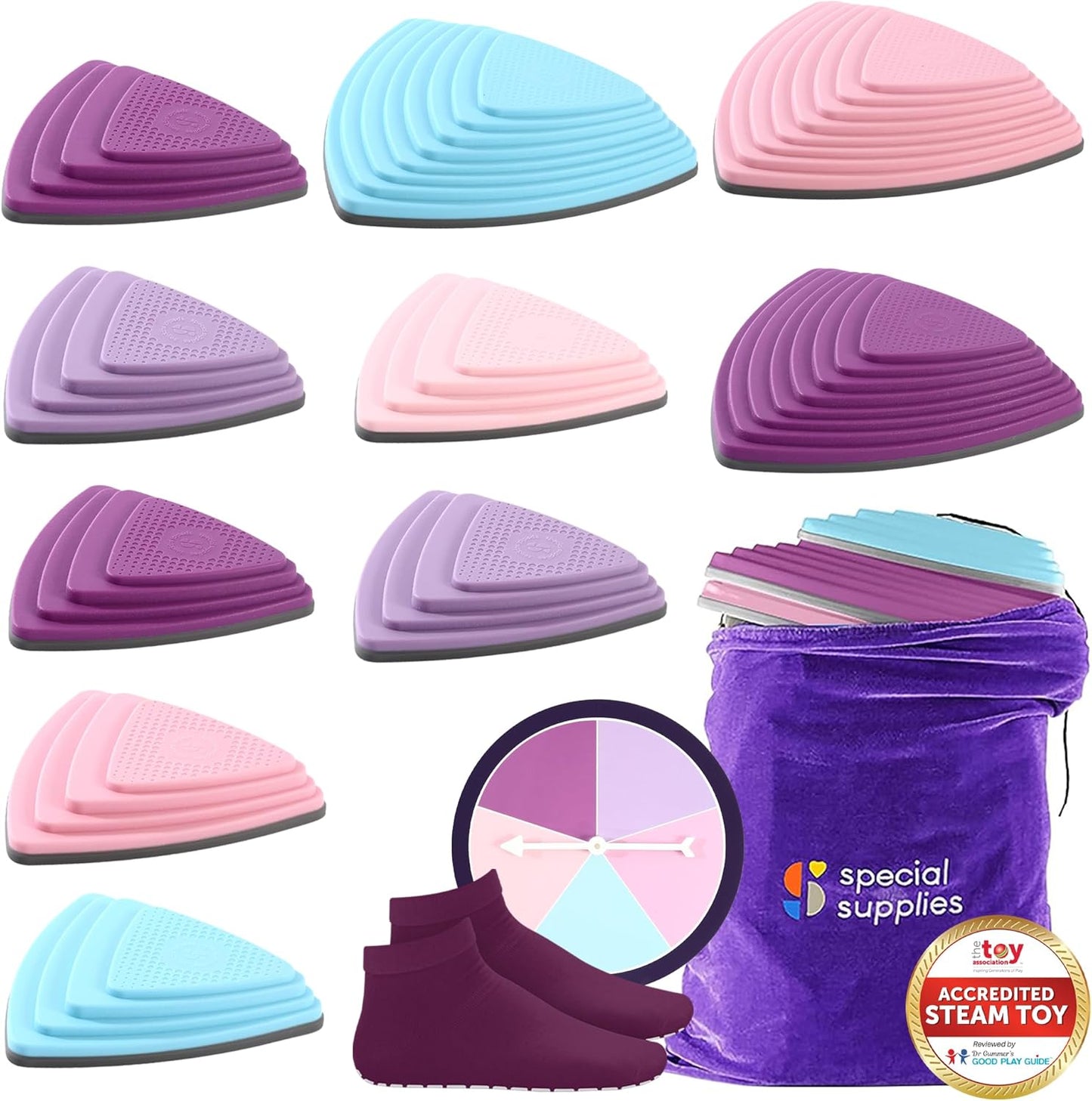 10 Stepping Stones for Kids Balance Blocks Promote Coordination