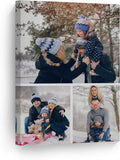 Custom Photo Collage Canvas Print 40x30 in - Personalized Wall Art