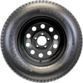 Trailer Tire on Black Wheel Modular Rim ST205/75D15 - Durable Load C