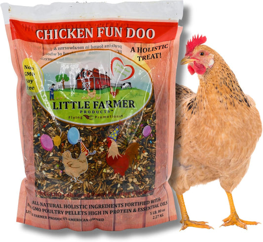 Chicken Fun-DOO Non-GMO Treat for Happy, Healthy Chickens