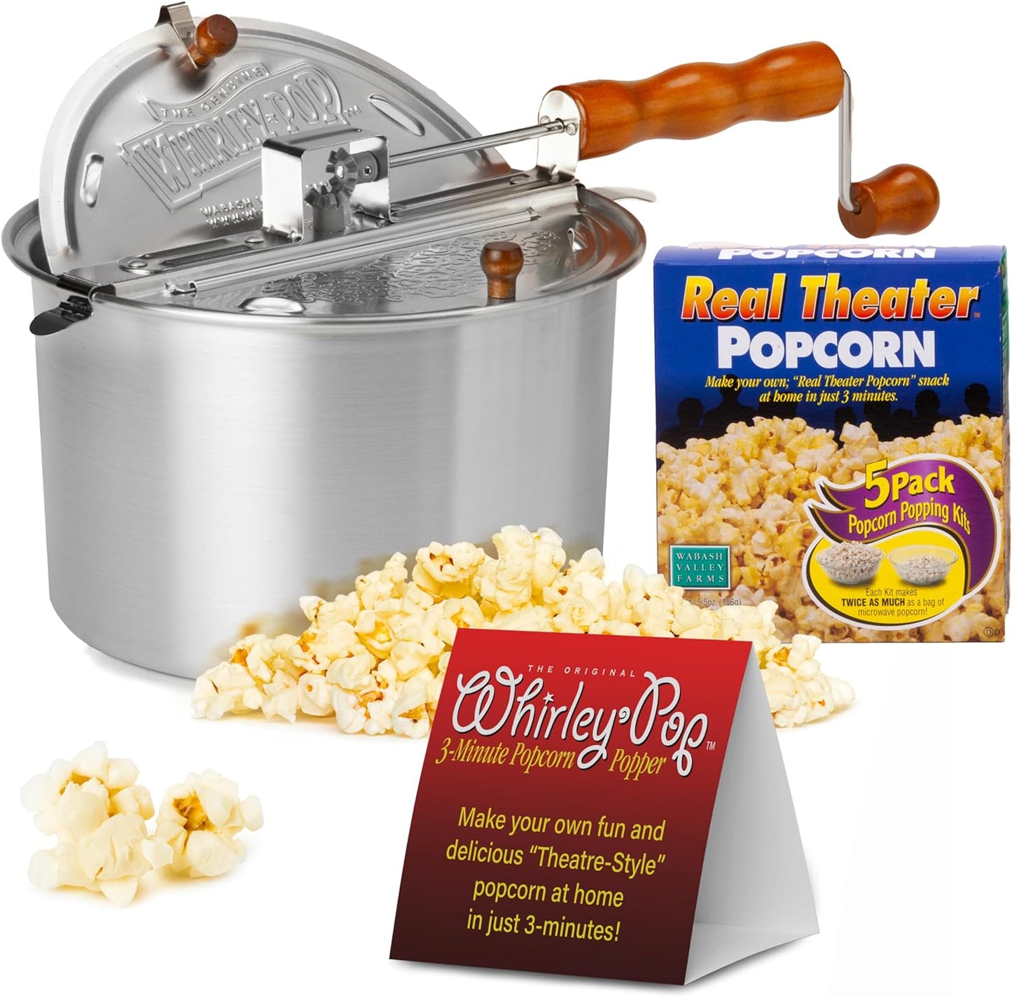 Whirley Pop Popcorn Maker - Fast Popping Kits