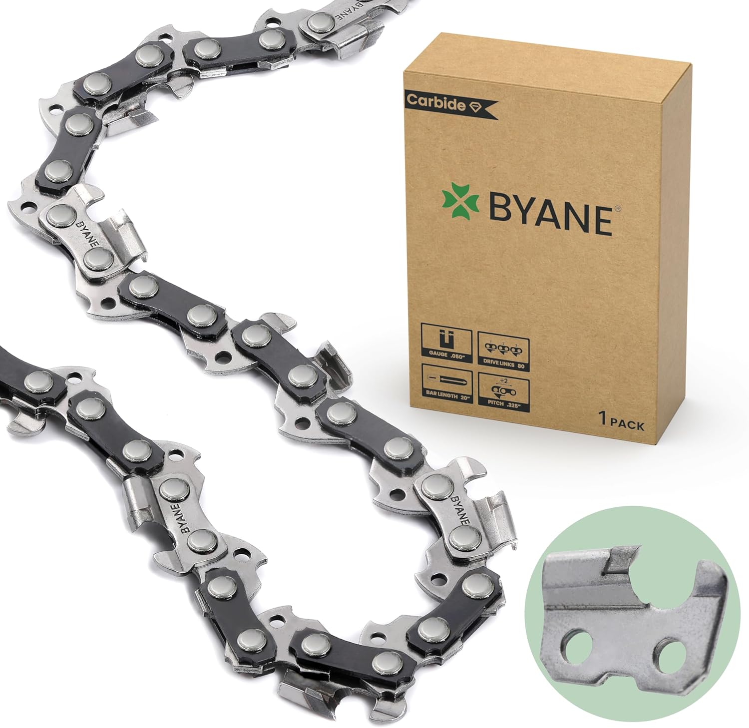 Carbide 20 Inch Chainsaw Chain for Husqvarna and JONSERED