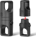 KeyUnity KA48 Titanium Magnetic Keychain - No-Tangle Quick Release