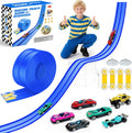 15Ft Flexible Race Car Track for Kids with Suction Cups