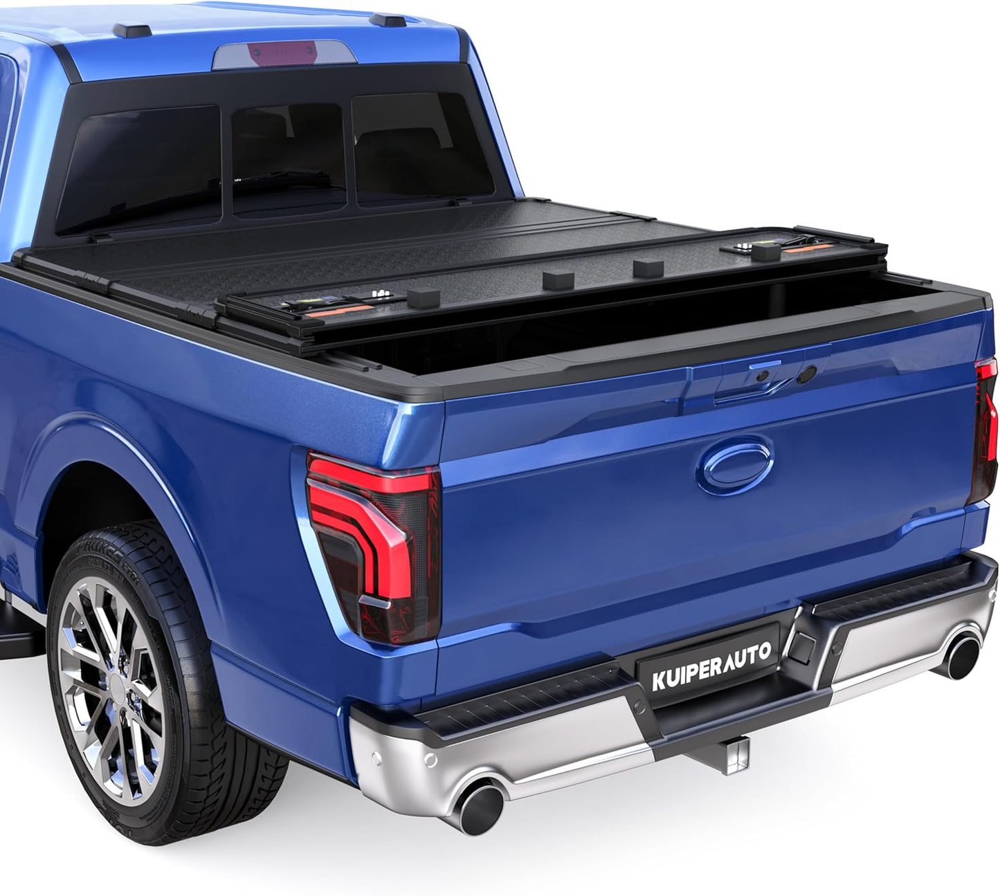 Hard Quad Fold Truck Bed Tonneau Cover for 2015-2025 Ford F150