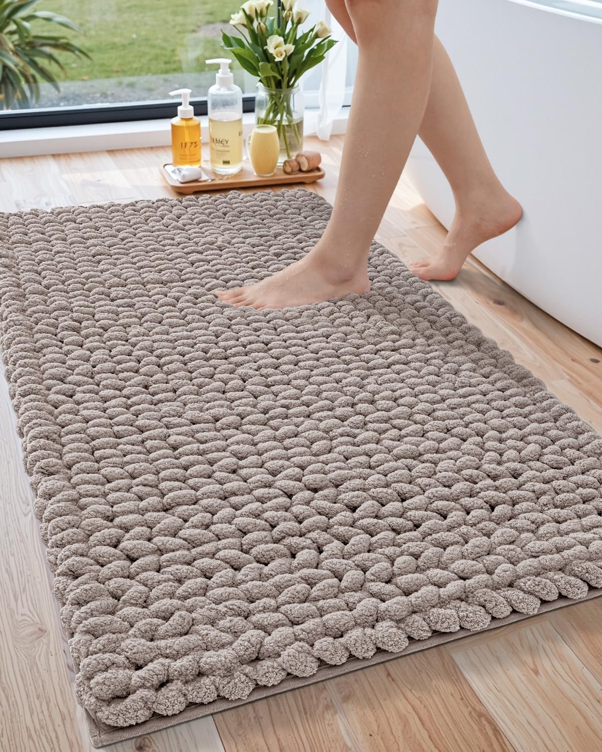 LUMI Luxury Bathroom Rug - Ultra Soft Quick Dry Bath Mat