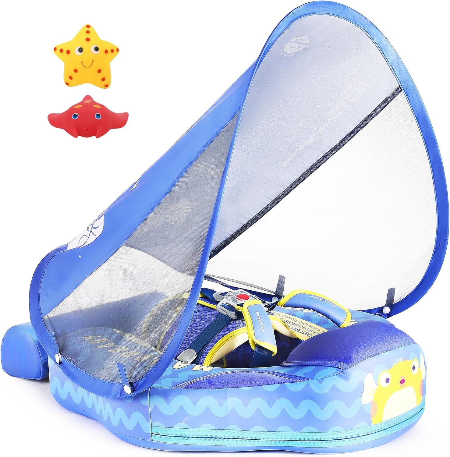 Mambobaby Float with Canopy for Safe and Fun Swimming Experience