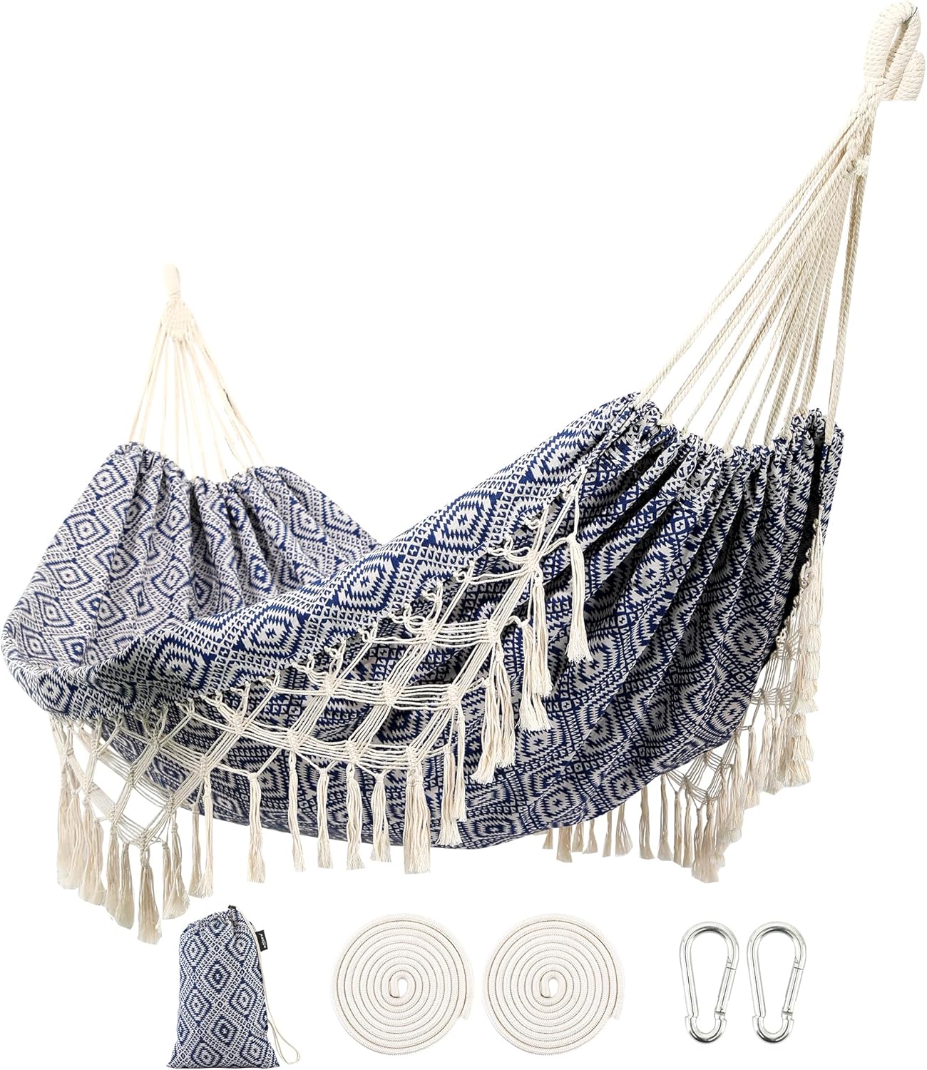 Backyard Hammock with Tassels for Ultimate Relaxation Anywhere