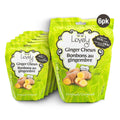 Original Ginger Chews - Real Ginger, Individually Wrapped 6-Pack
